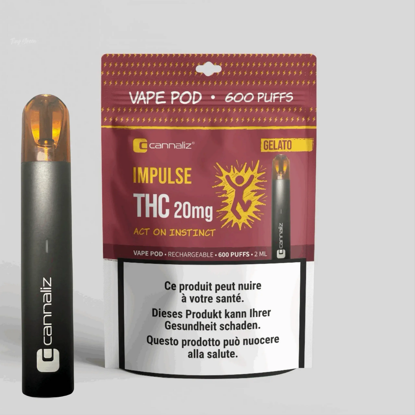 Titre produit, Tinygreen, Yvedon, CBD, Suisse, vape