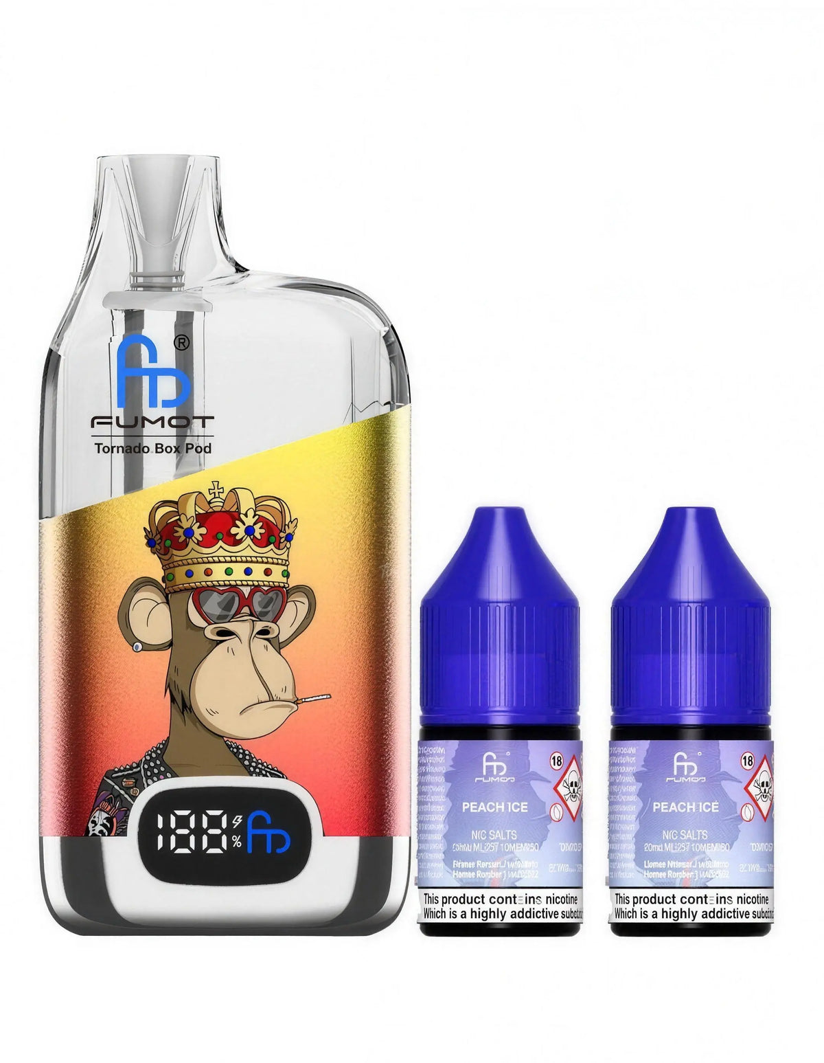 Fumot Tornado Box Pod 50K Peach Ice
