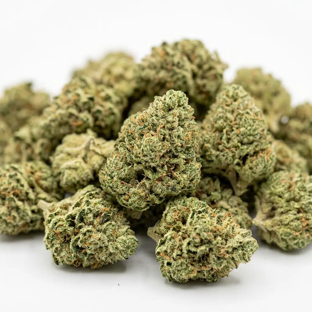 Small Bud Plutonium 50g Tiny Green macro