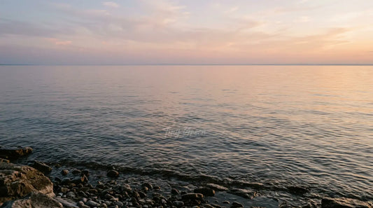 Bord du lac, vue apaisée sur l'eau