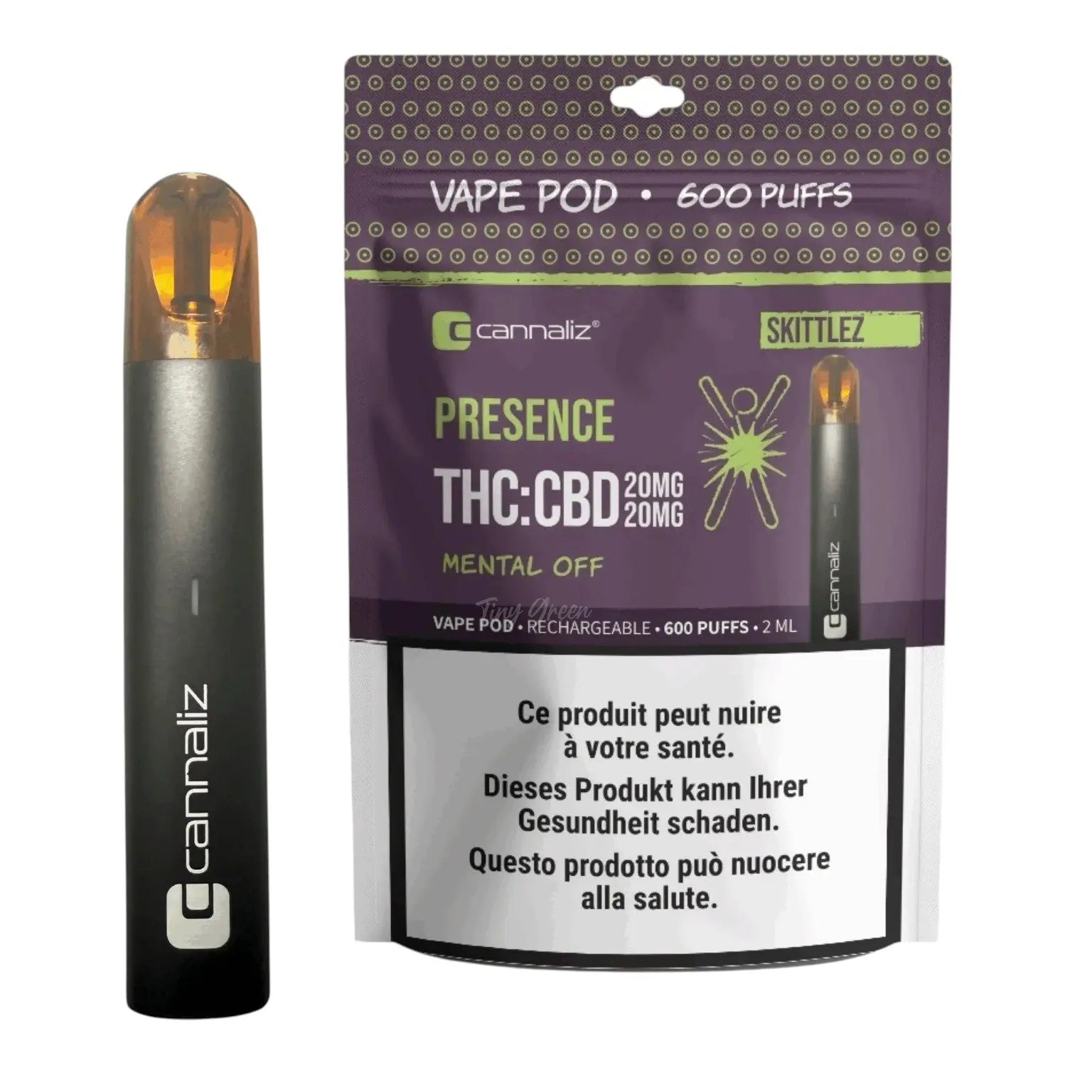 Titre produit, Tinygreen, Yvedon, CBD, Suisse, vape