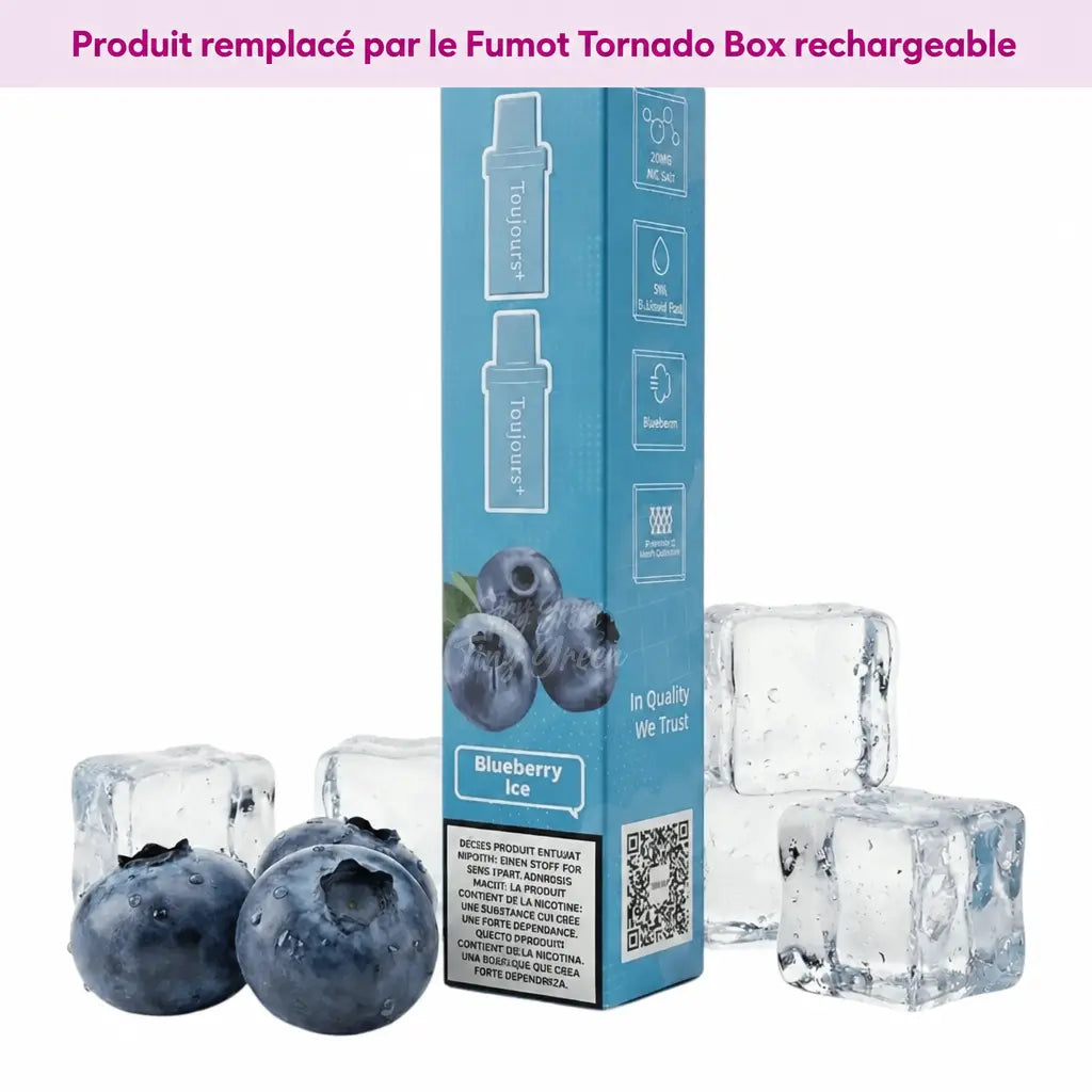 Cartouches Toujours+ pack de 2 pods 2ml Blueberry Ice - Tiny Green