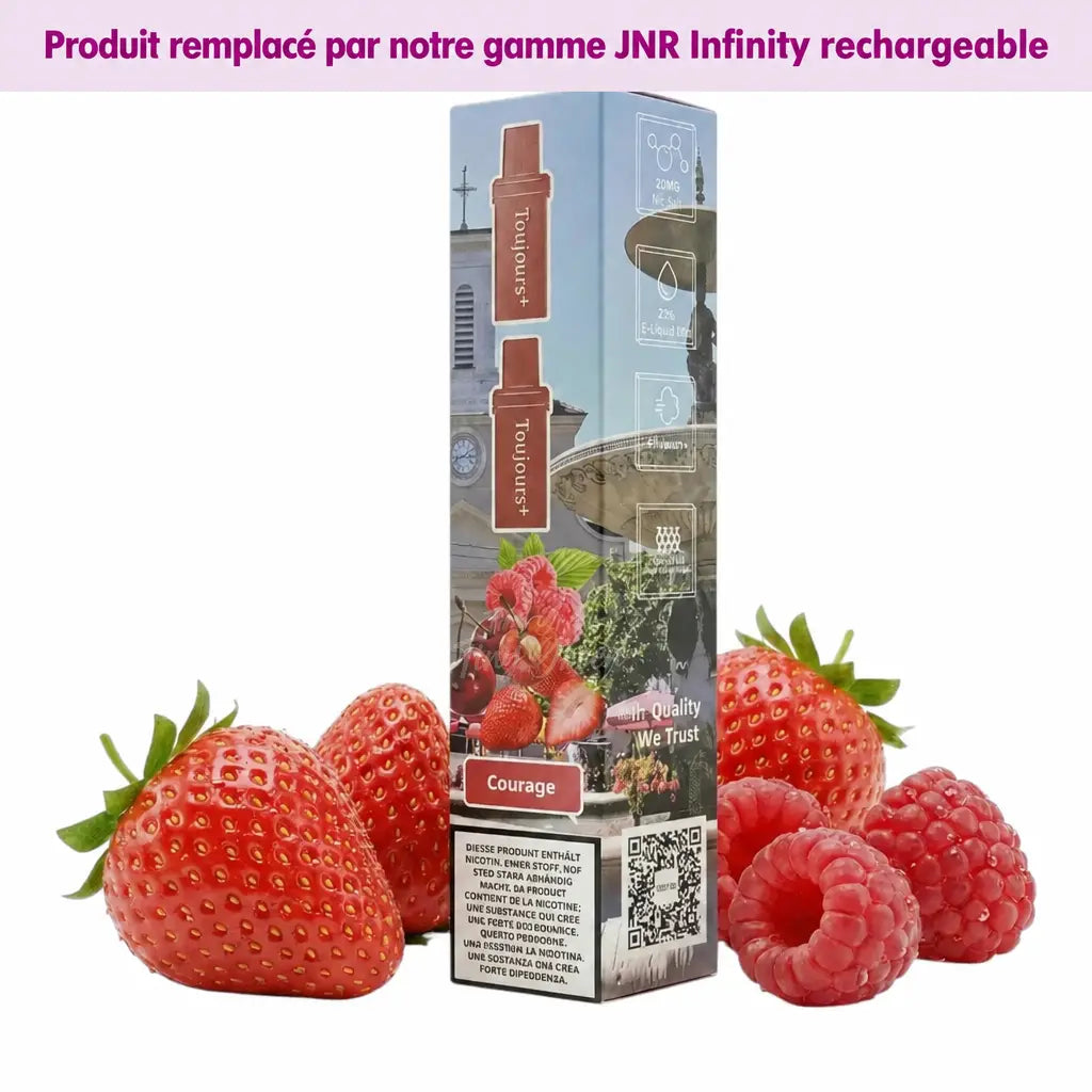 Cartouches Toujours+ pack de 2 pods 2ml Courage - Tiny Green