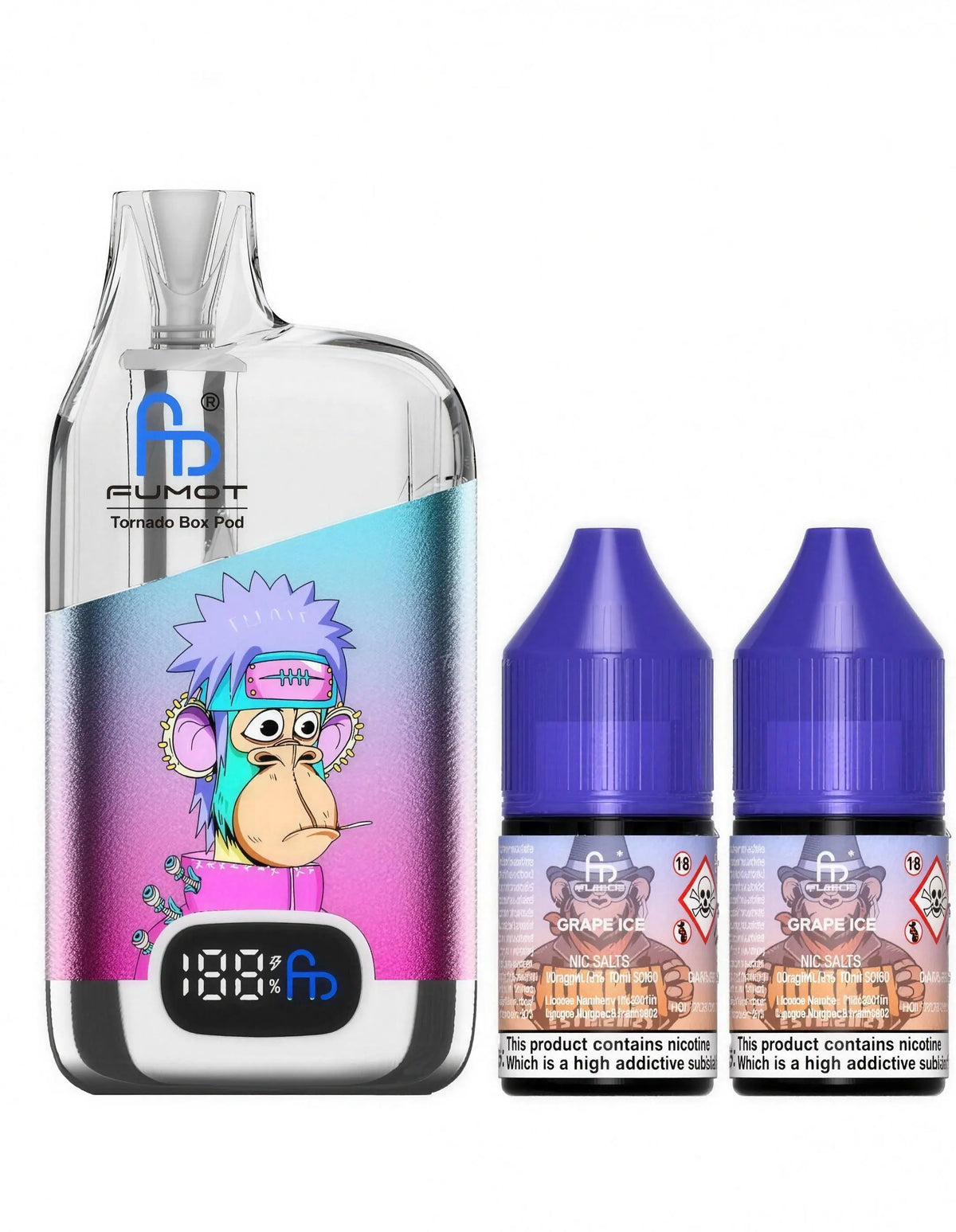 Fumot Tornado Box Pod 50K Grape Ice
