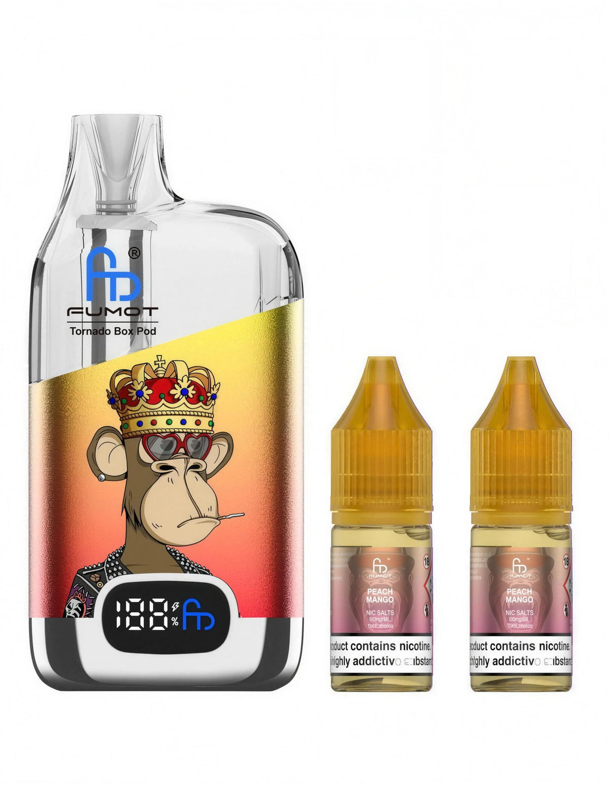 Fumot Tornado Box Pod 50K Peach Mango