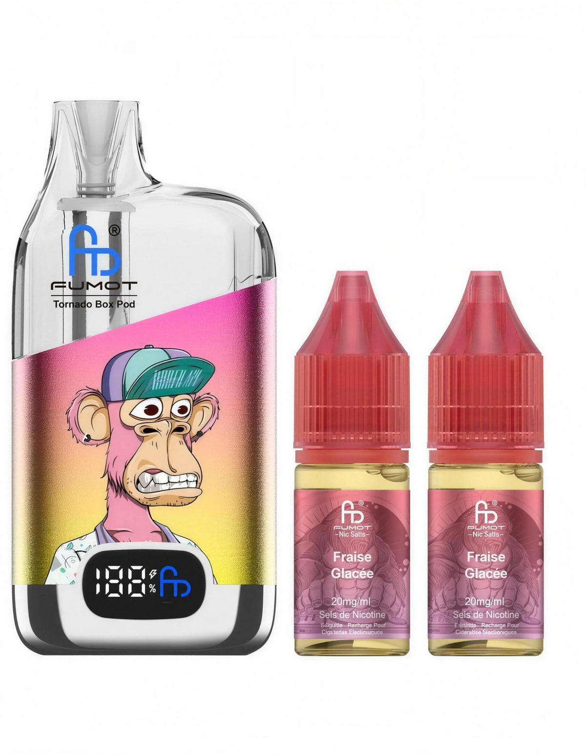 Fumot Tornado Box Pod 50K Strawberry Ice