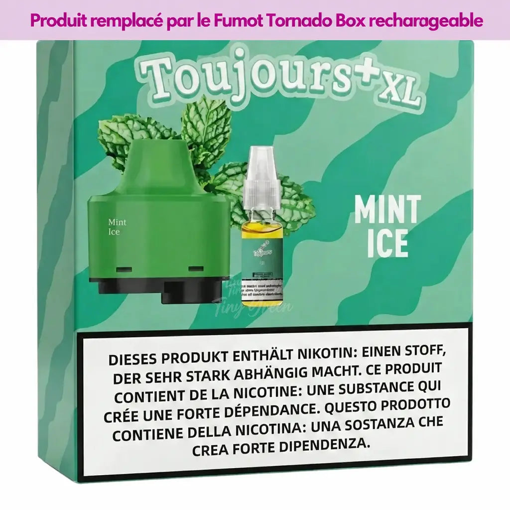 Recharge Toujours Plus XL Mint Ice 10ml - Tiny Green