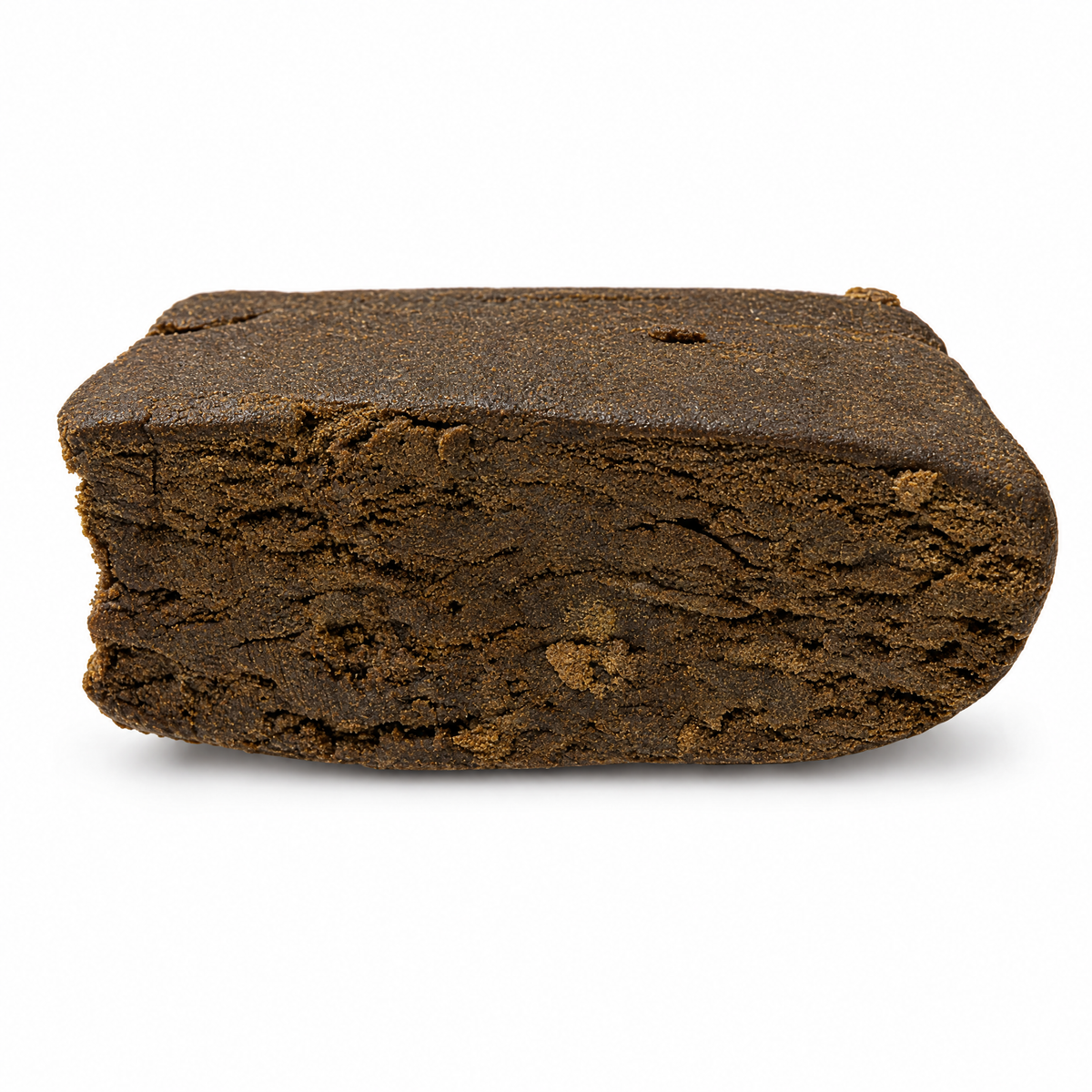 Texture feuilletée de la résine de CBD Beldia – Tiny Green Yverdon